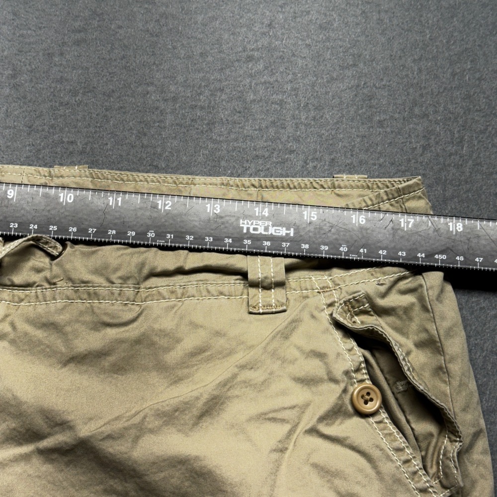 J. Crew Chino City Fit Pants Womens 10 Khaki Tan Cotton Cropped Cuffed Capris - Picture 6 of 7